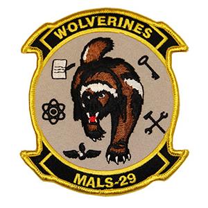 Marine Aviation Logistics Squadron MALS-29 Patch (WOLVERINES)