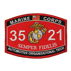 USMC MOS 3521 Automotive Organizational Tech Patch