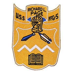 USS Richard L. Page FFG-5 Ship Patch