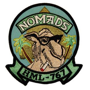 Marine Light Helicopter Squadron HML-767 Patch (NOMADS)