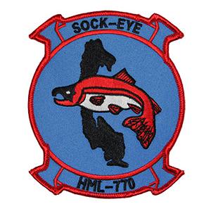 Marine Light Helicopter Squadron HML-770 Patch (SOCK-EYE)