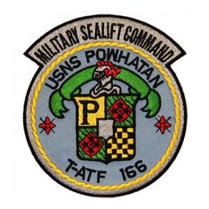 USNS Powhatan T-ATF-166 Ship Patch