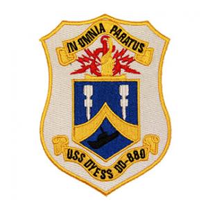 USS Dyess DD-880 Ship Patch