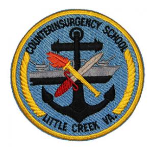 Navy Counterinsurgency School Little Creek Viginia Patch