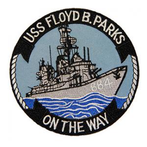 USS Floyd B. Parks DD-884 Ship Patch