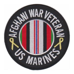 US Marines Afghani War Veteran Patch