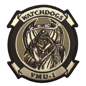 Marine Unmanned Aerial Vehicle Squadron VMU-1 Patch(Desert)