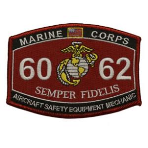 USMC MOS 6062 Aircraft Safety Equipment Mechanic Patch