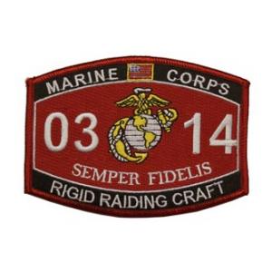 USMC MOS 0314 Rigid Raiding Craft Patch