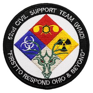 52nd Civil Support Team (WMD) Ohio National Guard Patch