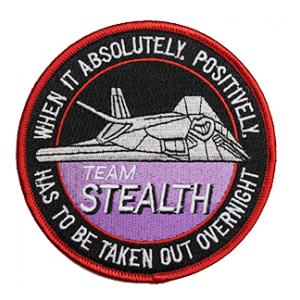 Air Force Team Stealth Patch