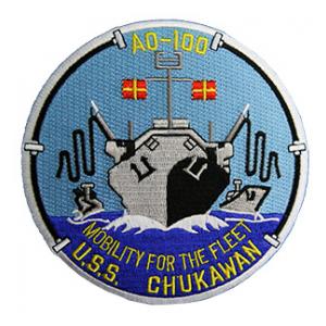 USS Chukawan AO-100 Ship Patch