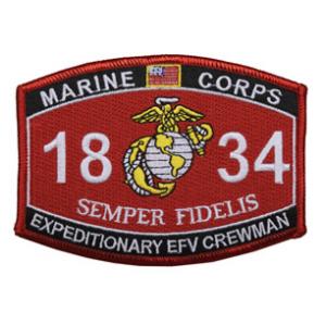 USMC MOS 1834 Expeditionary EFV Crewman Patch