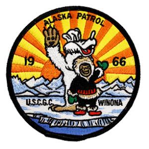 USCGC Winona WHEC-65 Alaska Patrol 1966 Ship Patch