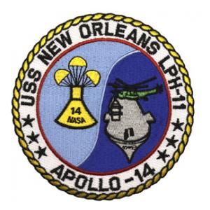 USS New Orleans LPH-11 Apollo-14 Ship Patch