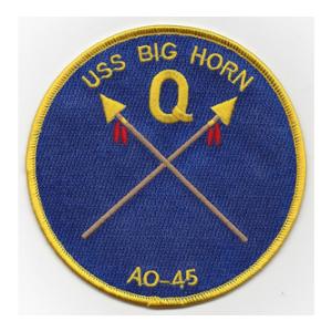 USS Big Horn AO-45 Ship Patch