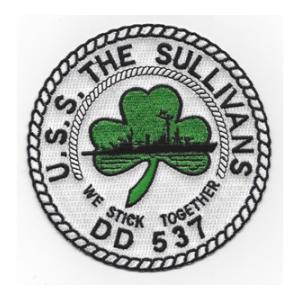 USS The Sullivans DD 537 Ship Patch