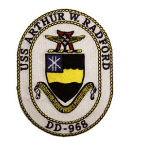 USS Arthur W. Radford DD-968 Ship Patch