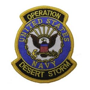 Operation Desert Storm Patch U.S. Navy