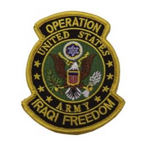 Operation Iraqi Freedom Patch U.S. Army