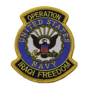 Operation Iraqi Freedom Patch U.S. Navy