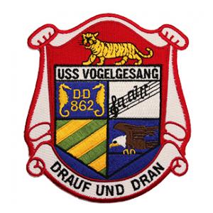 USS Vogelgesang DD-862 Ship Patch