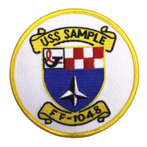 USS Sample FF-1048 Ship Patch