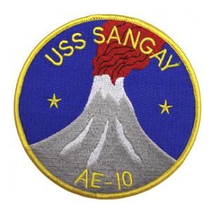 USS Sangay AE-10 Ship  Patch
