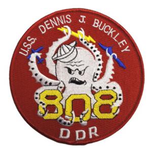 USS Dennis J. Buckley DDR-808 Ship Patch (OCTOPUS)