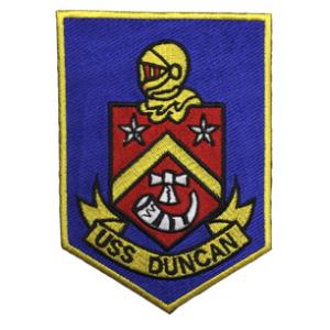 USS Duncan DDR 874 Ship Patch