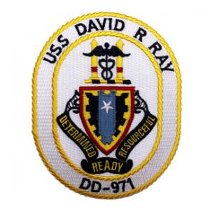 USS David R Ray DD-971 Ship Patch