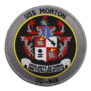 USS Morton DD-948 Ship Patch