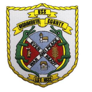 USS Monmouth County LST-1032 Ship Patch