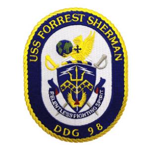 USS Forrest Sherman DDG-98 Ship Patch