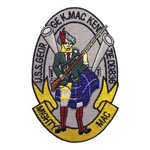 USS George K MacKenzie DD-836 Ship Patch