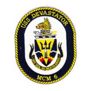 USS Devastator MCM-6 Ship Patch