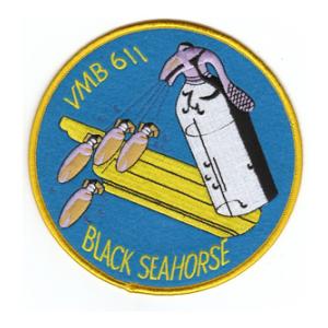 Marine Bomber Squadron VMB-611 Patch