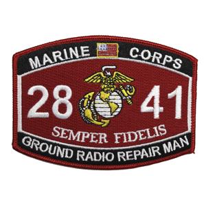 USMC MOS 2841 Ground Radio Repair Man Patch