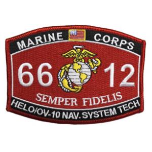 USMC MOS 6612 HELO / OV-10 Nav. System Tech Patch