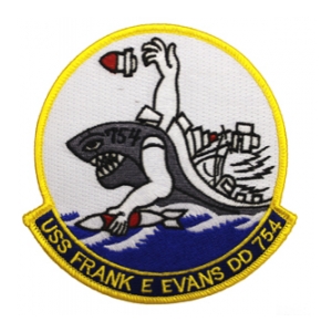 USS Frank E. Evans DD-754 Ship Patch