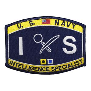 USN RATE IS Intelligence Specialist Patch