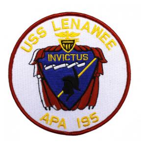 USS Lewanee APA-195 Ship Patch