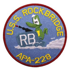 USS Rockbridge APA-228 Ship Patch