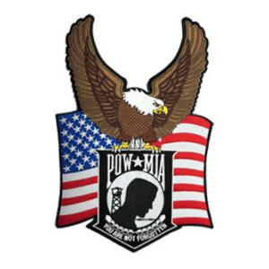 Pow MIA Eagle Large Backpatch