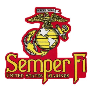 United States Marines Corps Semper Fi Back Patch
