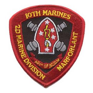 10th Marine regiment patch