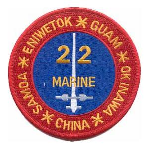 22nd Marine Regiment Patch