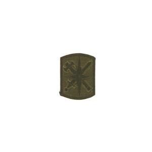 14th Military Police Brigade Patch Foliage Green (With Hook Fastener)