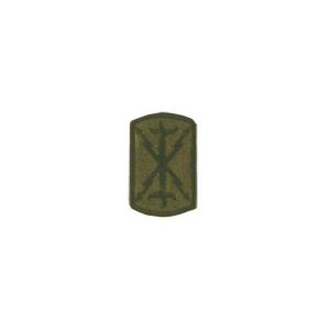 17th Field Artillery Brigade Patch Foliage Green (Velcro Backed)
