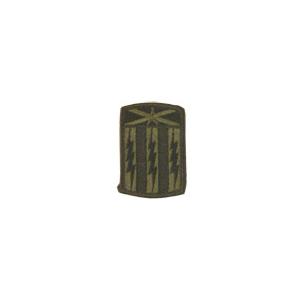 53rd Signal Brigade Patch Foliage Green (Velcro Backed)